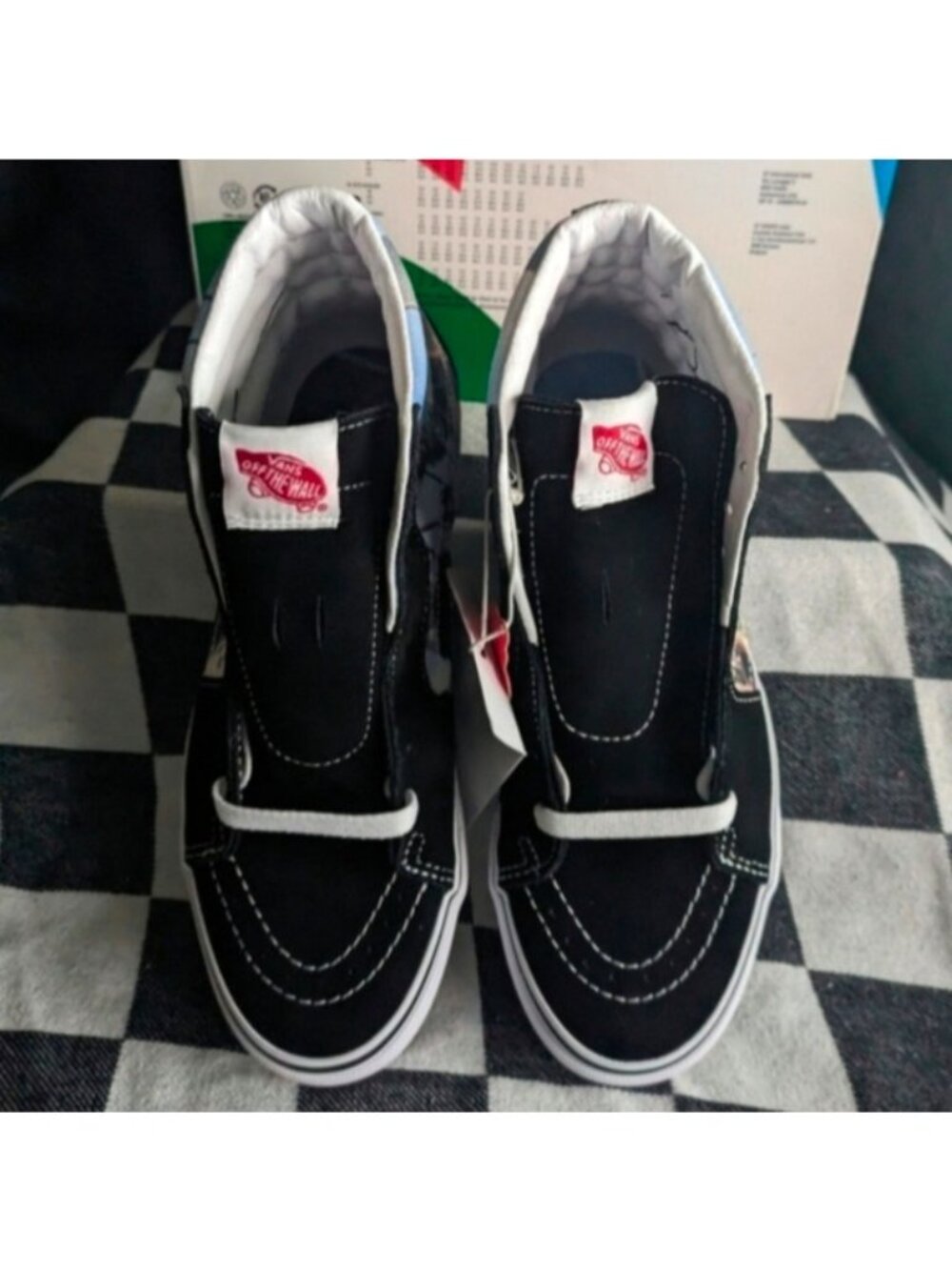 VANS SK8-HI Black MOCA FRANCES STARK Women 8.5 VNOA5KRHA55 072026 - Picture 4 of 10